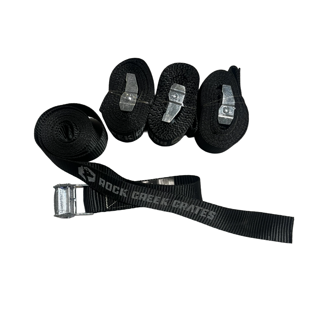 Dog Crate Ratchet Strap Tie Downs - Vehiclex – Rock Creek Crates