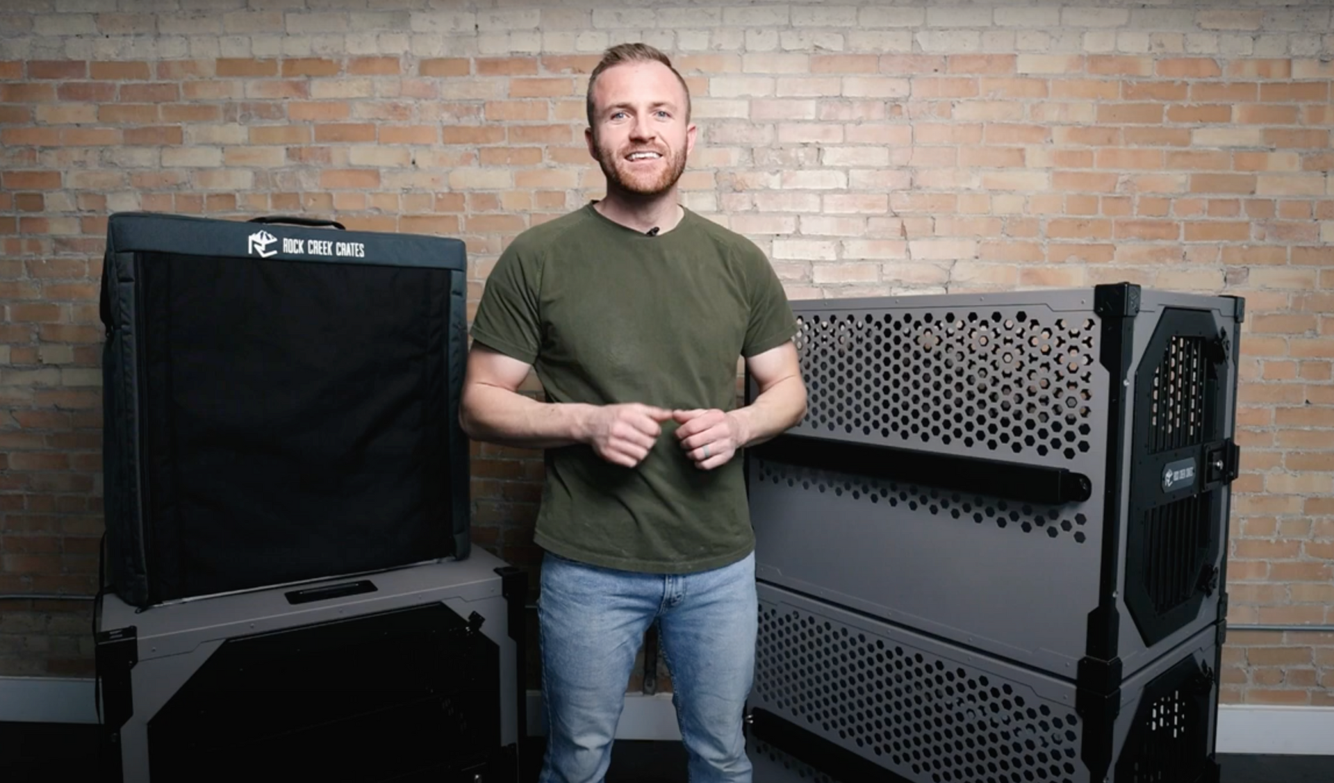 Load video: Dog Crate Airline Compatibility Kit - Rock Creek Crates