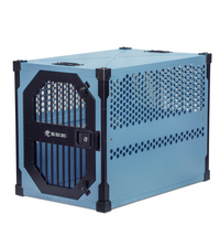 Sky Blue Stationary dog crate by Rock Creek Crates