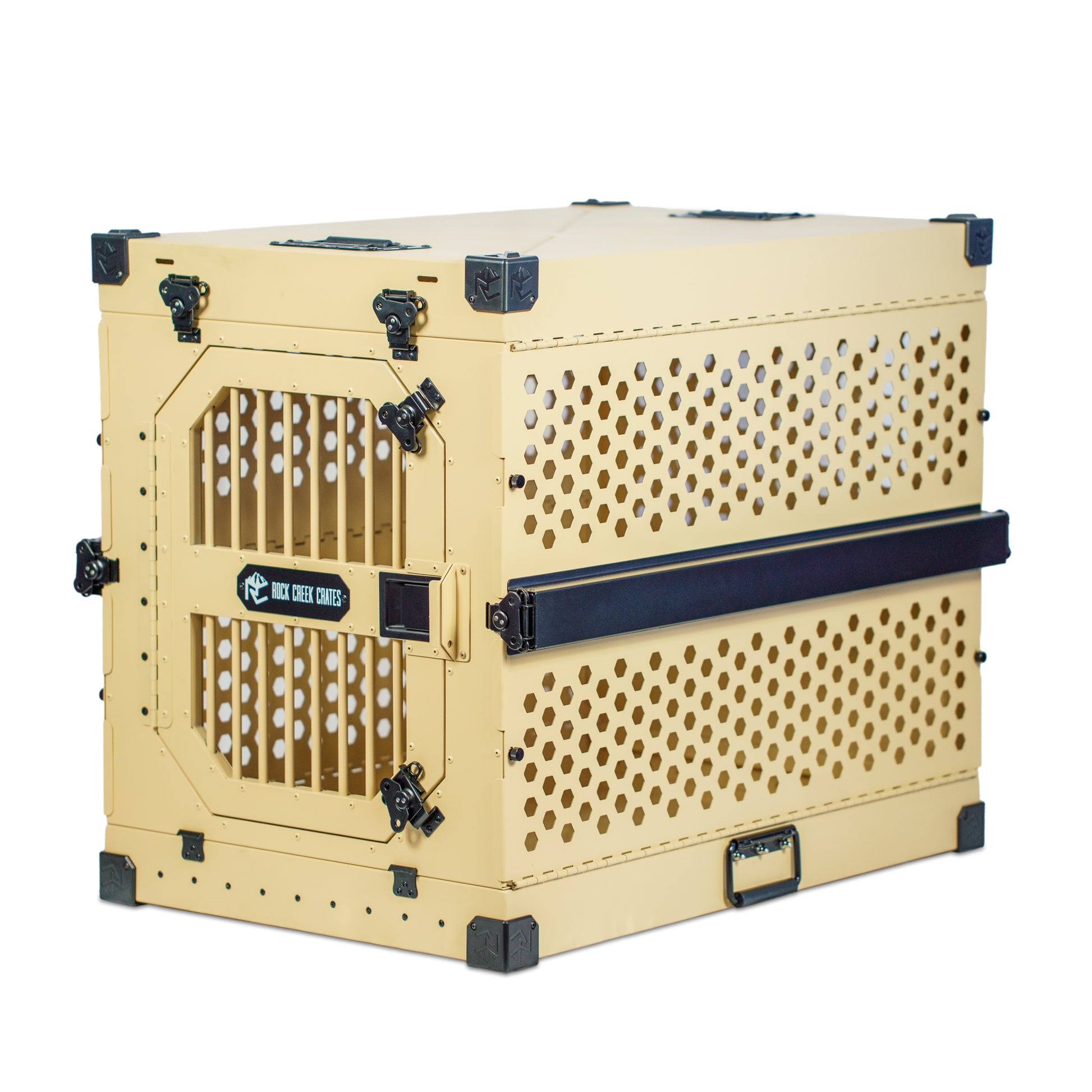 Sand Dune collapsible dog crate by Rock Creek Crates