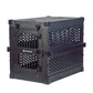 Midnight Black collapsible dog crate by Rock Creek Crates
