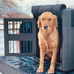 Insulated dog crate cover accessory for stationary dog crates by Rock Creek Crates
