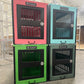 Stacked Custom-colored dog crates by Rock Creek Crates